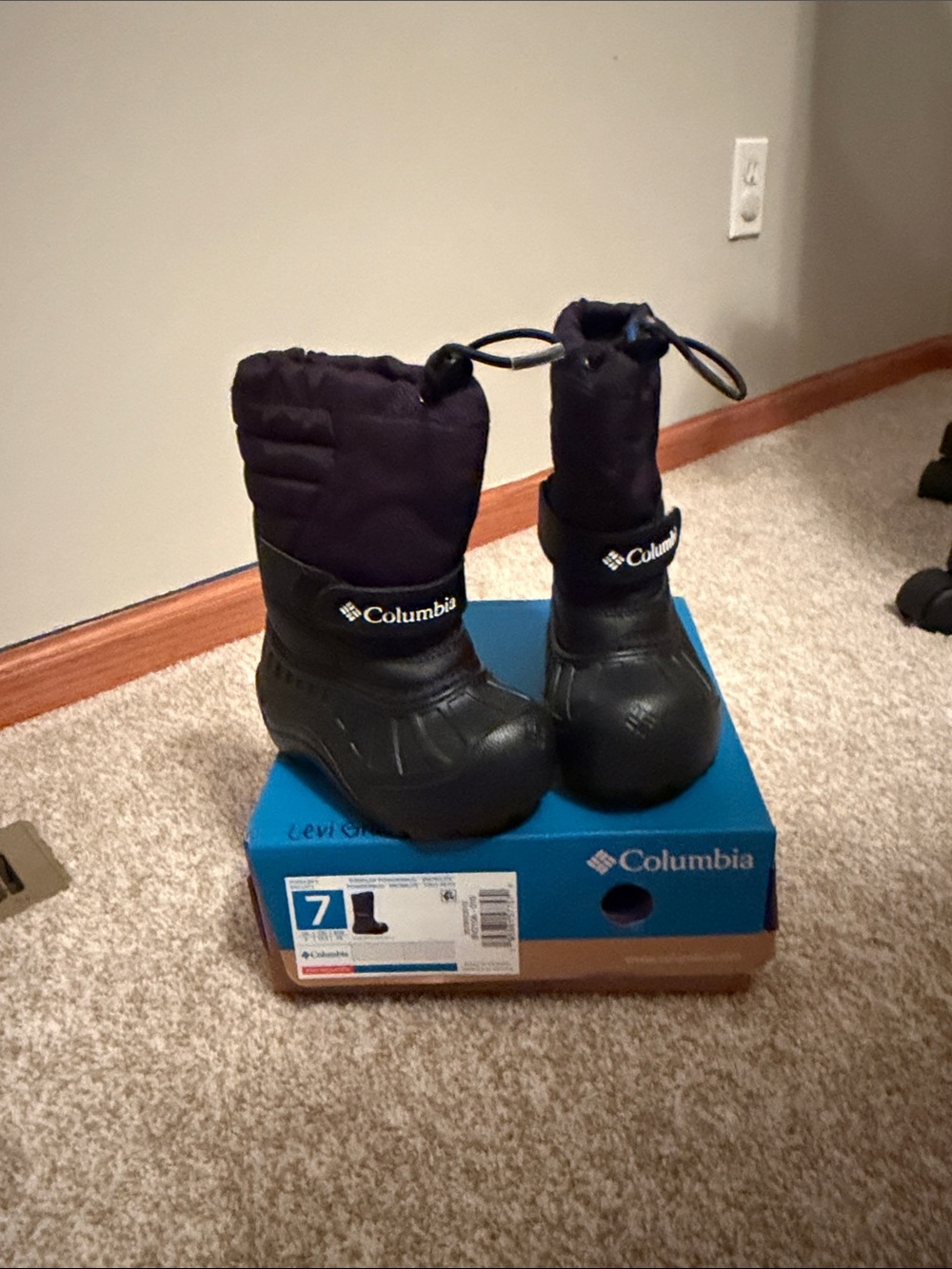 Columbia Kids Black Winter Rain & Snow Boots